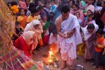 Ceremony at the start of Yaoshan (Holi), Imphal