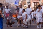 Torch relay during Yaoshang, Imphal