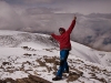 Me at the summit of 6622 m (21,725 ft) Chhamser Kangri