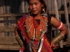 Konyak woman in traditional dress, Shiyong