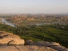 View from the Hanuman Temple popularly known as the âmonkey temple,â Hampi.