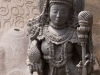 Figure next to the Jain statue of Gomateshvara, Vindhyagiri Hill, Sravanabelagola.