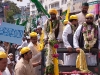 Malid un Nabi procession celebrating of the birthday of the prophet Mohammad, old city Hyderabad