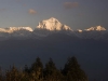 Dhaulagiri (8167 m or 26,951 ft) at sunrise from Poon Hill.