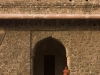 Little girl posing near Darya Khanâs tomb, Mandu.