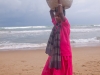 Bringing in the catch at the beach in Puri