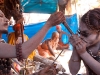 Naga Sadhu smoking charis, Kumbh Mela, Haridwar