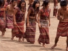 Traditional Mara dance during a cultural program in Saiha