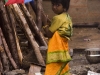 Girl with umbrella, Madurai.