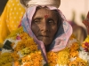 Garland clad woman, Ujjain.