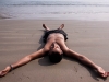 Mohan taking a rest on Honeymoon Beach