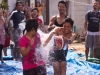 An afternoon water fight in Champhai