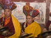 Monks playing cymbals, Hemis Festival.