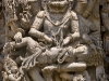 Vishnu incarnated as Narasimha (half man half lion), Hoysalewara Temple, Halebid.