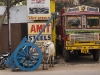 Street scene in Hyderabad.