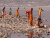 Sadhus bathing in the Ganga, Kumbh Mela, Haridwar