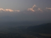 Fishtail Mountain and view from Sarangkot, near Pokhara.
