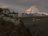 Chiu Monastery and South face of Mt. Kailash.