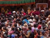 Crowd at chairing ceremony of the new Rimpoche at Spituk Monastery.