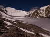 View of  the glacier between Stok Kangri and base camp