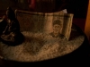 Old Tibetan money in offering at Bomdila Gompa