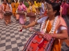Devotees dancing at Sri Govindaji Temple for Yaoshang, Imphal